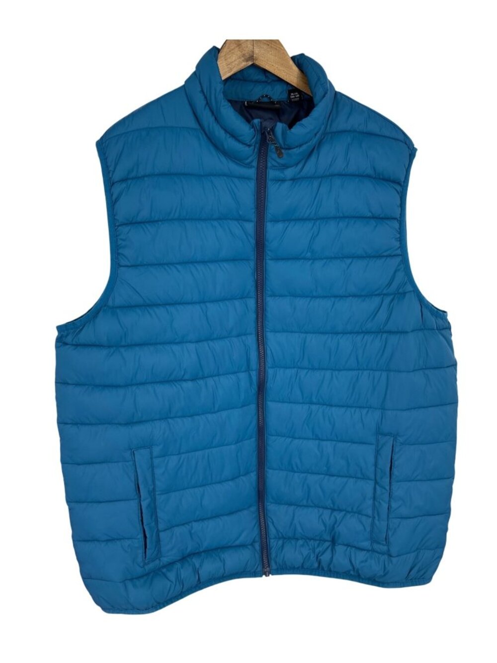 Swiss Tech Men's Puffer Vest Lightweight Full-Zip Packable Size XL